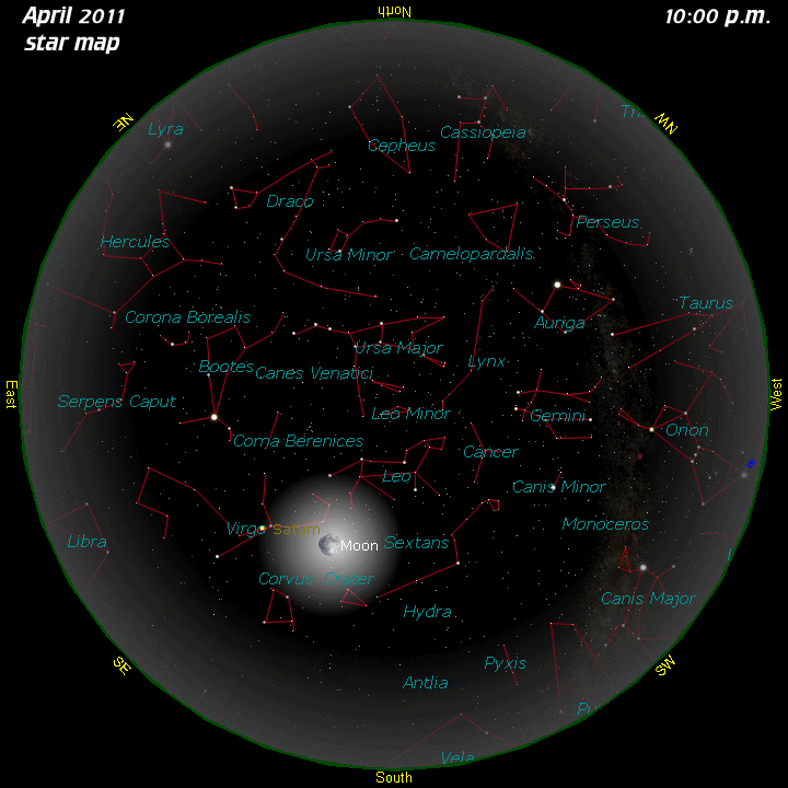 [April Star Map]