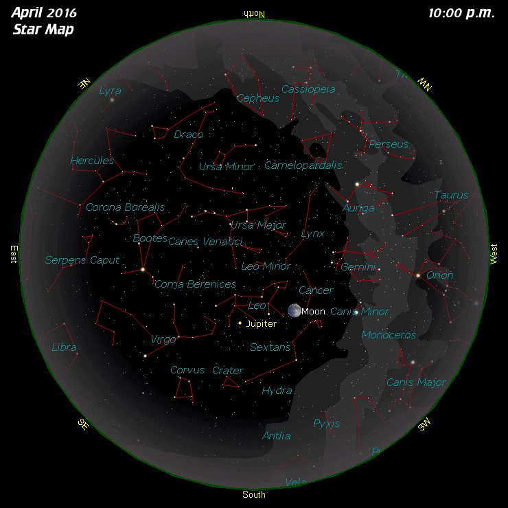 [April Star Map]