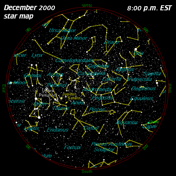 December Star Map