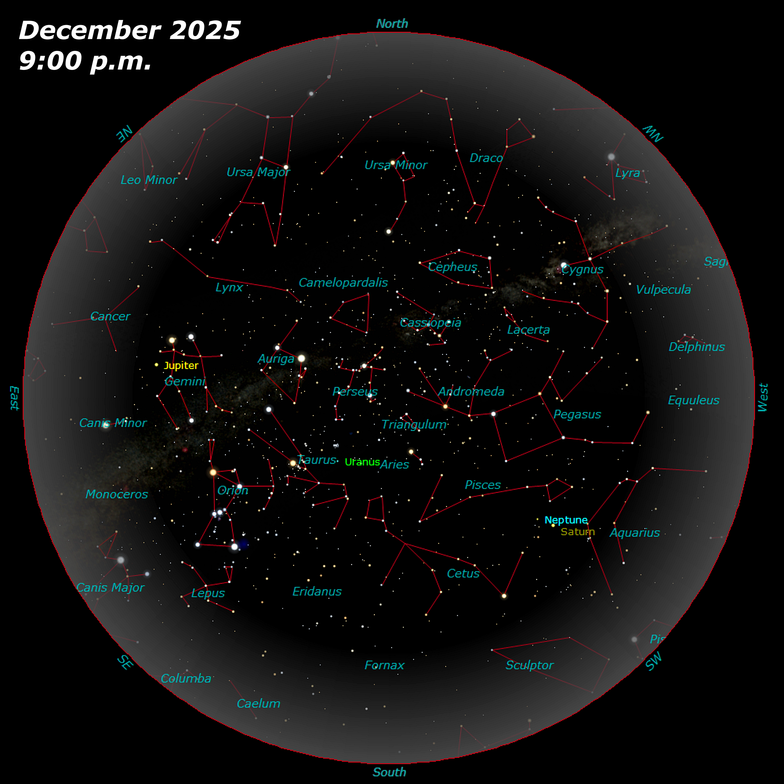 [December Star Map]
