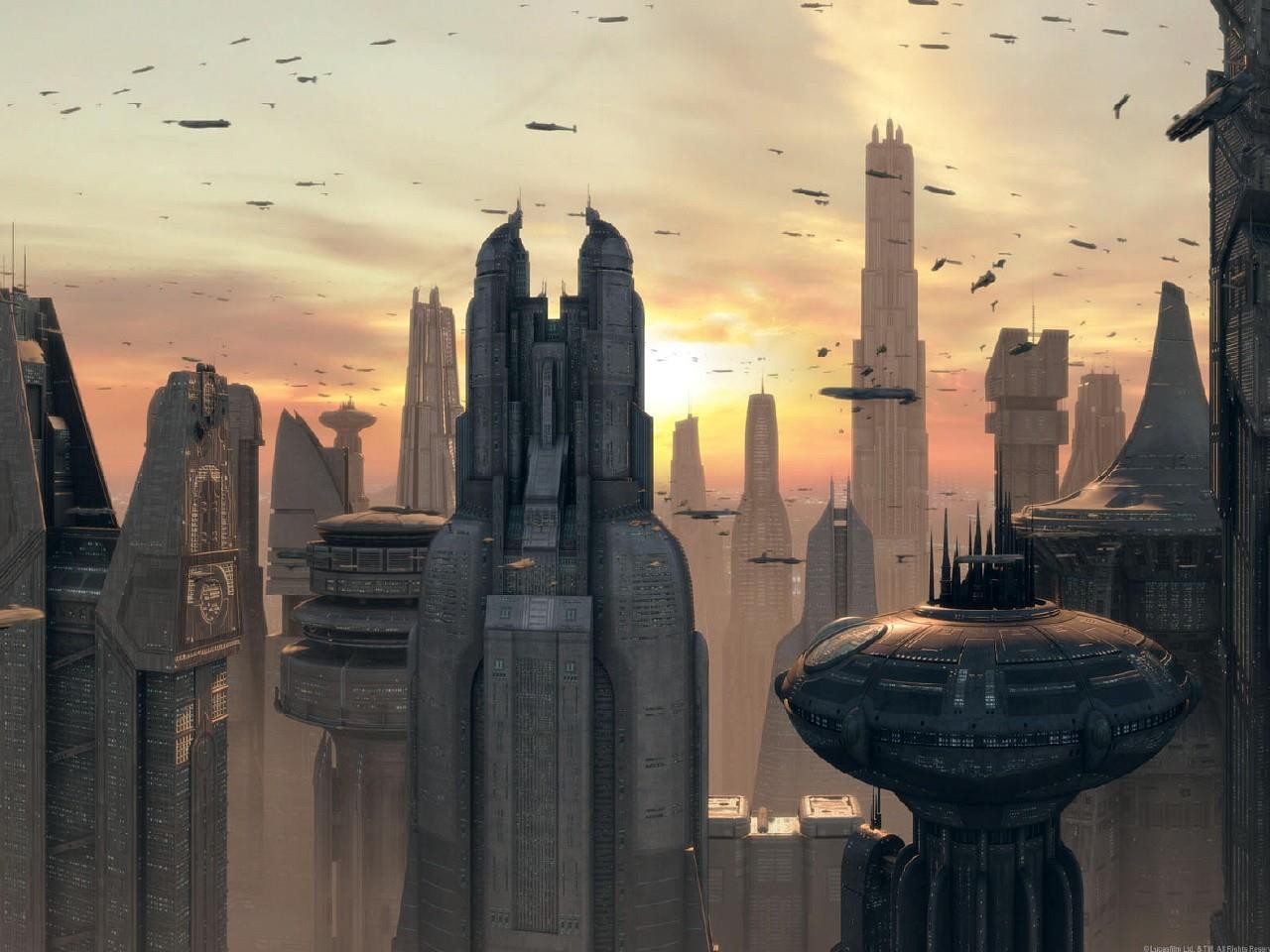 [Coruscant-City Planet, Star Wars]