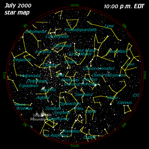 July Star Map