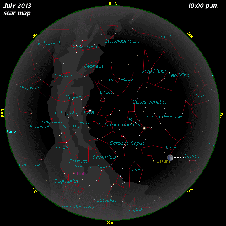 [July Star Map]