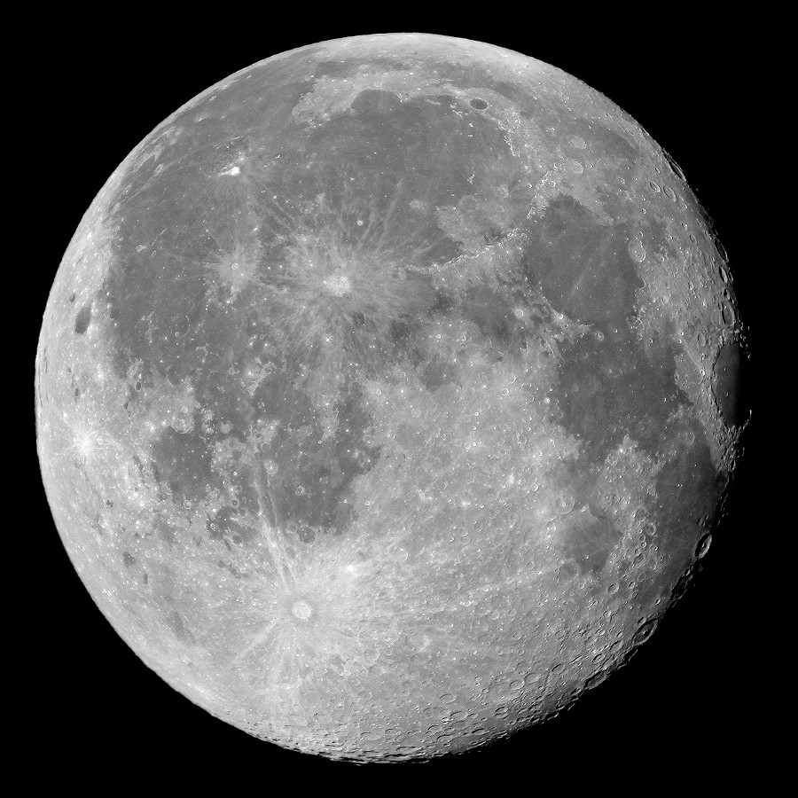 [97 Percent Moon, Waning Gibbous]