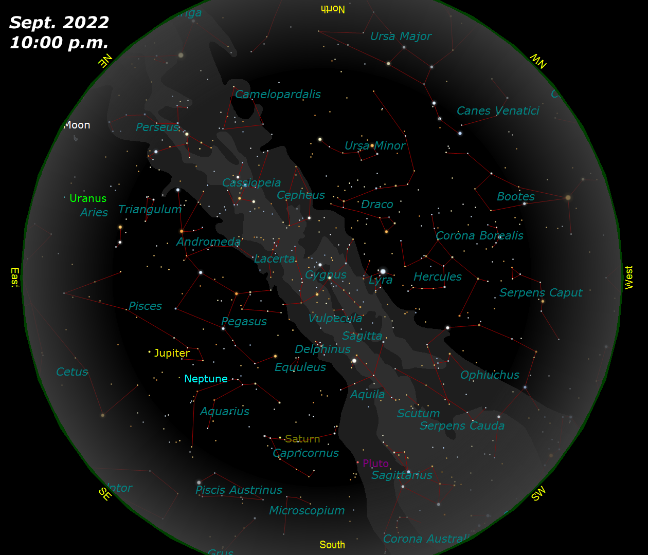 [September Star Map]