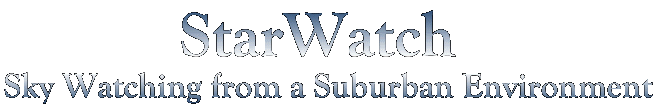 StarWatch for the greater Lehigh Valley